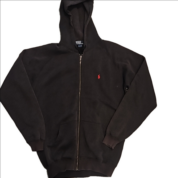 Men's Polo Ralph Lauren Double-Knit Vintage Full-Zip Hoodie size small - Picture 1 of 7